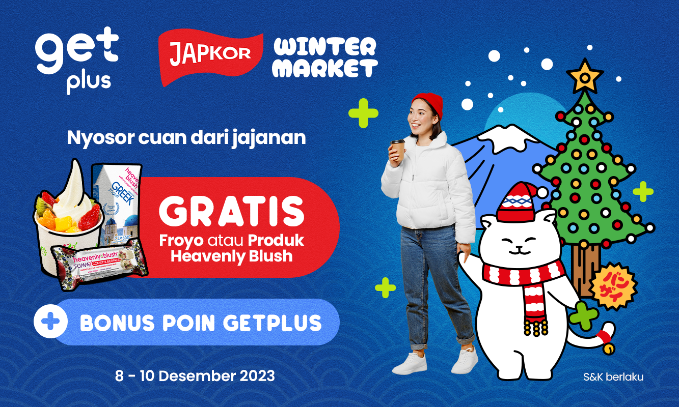 Japkor Winter Market 2023​: GRATIS Froyo/Heavenly Blush​ + Bonus Poin